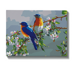 Schilderen op nummer 2 Vogels