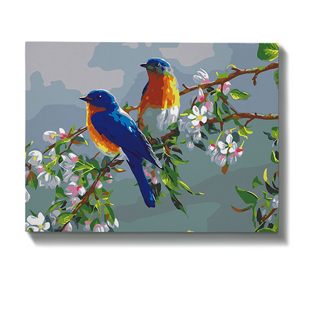 Schilderen op nummer 2 Vogels