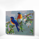 Schilderen op nummer 2 Vogels
