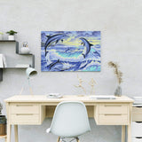 Schilderen op nummer 6 Dolfijnen