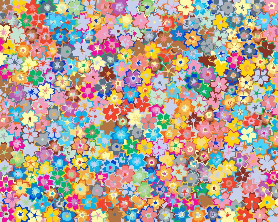 Schilderen op nummer Abstracte Bloemen