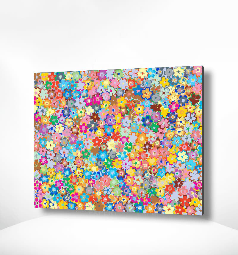 Schilderen op nummer Abstracte Bloemen