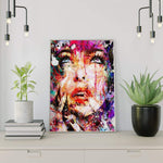 Schilderen op nummer Abstracte Vrouw