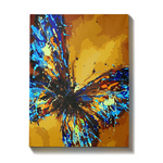 Schilderen op nummer Blauwe Vlinder