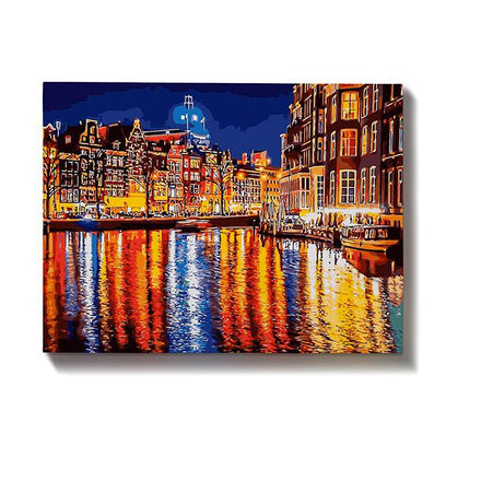 Schilderen op nummer Donkere Stad