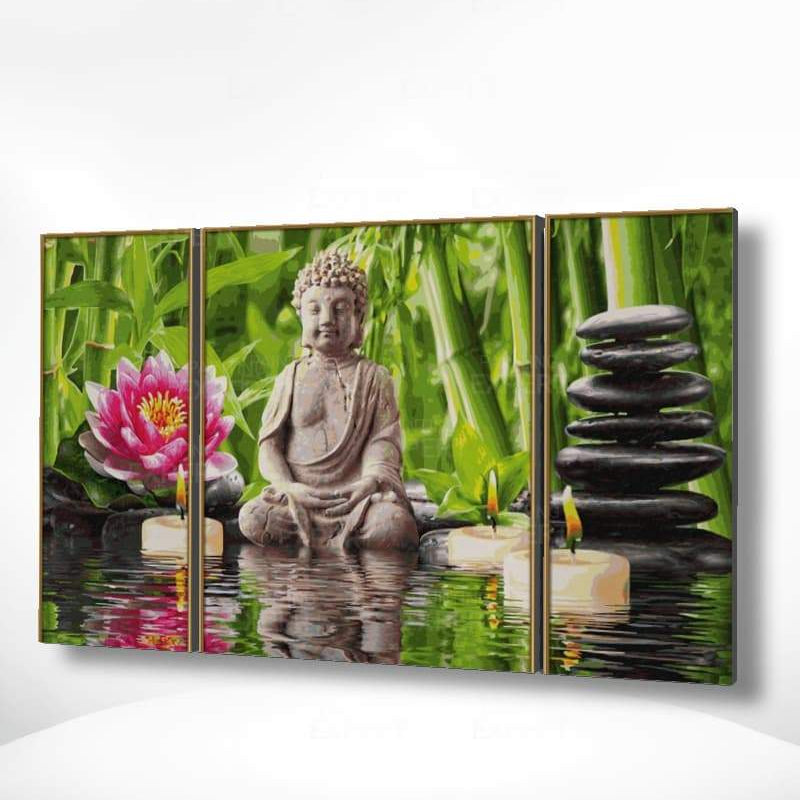 Schilderen op nummer, volwassenen, Boeddha, schilderen op nummer, kinderen vanaf 7, doe-het-zelf set, volwassenen, handgeschilderd, olieverfschilderijset voor beginners, met kwasten en acrylverf Schilderen op nummer, volwassenen, Boeddha, schilderen op nummer, kinderen vanaf 7, doe-het-zelf set, volwassenen, handgeschilderd, olieverfschilderijset voor beginners, met kwasten en acrylverf