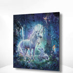 Schilderen op nummer Eenhoorns in het Bos