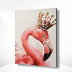 Schilderen op nummer Flamingo met Kroon