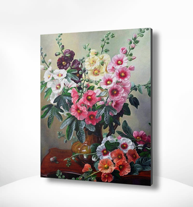 Schilderen op nummer Kleurrijke Bloemen