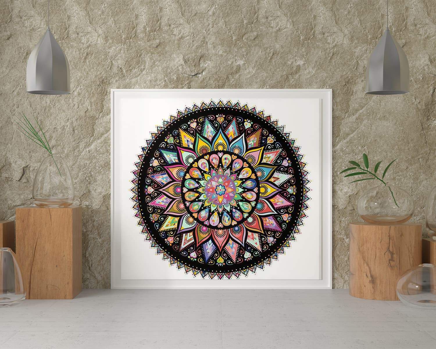 Schilderen op nummer Kleurrijke Mandala