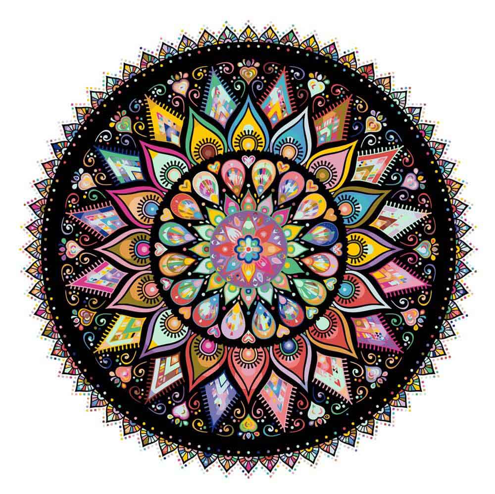 Schilderen op nummer Kleurrijke Mandala
