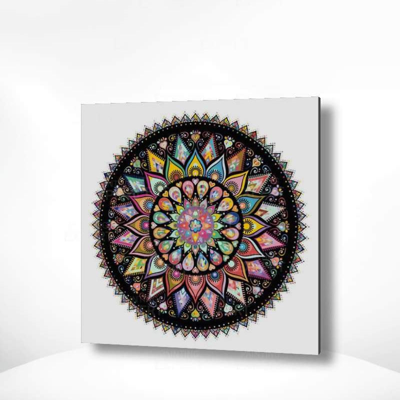 Schilderen op nummer Kleurrijke Mandala