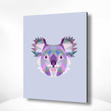 Schilderen op nummer Koala Polygon