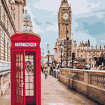 Schilderen op nummer Londen Big Ben