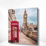 Schilderen op nummer Londen Big Ben