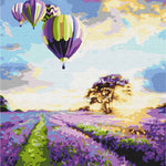 Schilderen op nummer Luchtballonen