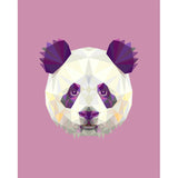 Schilderen op nummer Panda Polygon