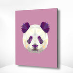 Schilderen op nummer Panda Polygon