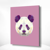 Schilderen op nummer Panda Polygon