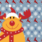 Schilderen op nummer Rendier Kerstmis
