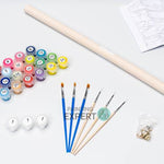 Schilderen op nummer Roos op Tafel-Painting Expert