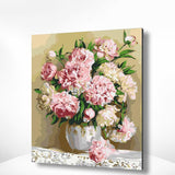 Schilderen op nummer Rozen op Tafel