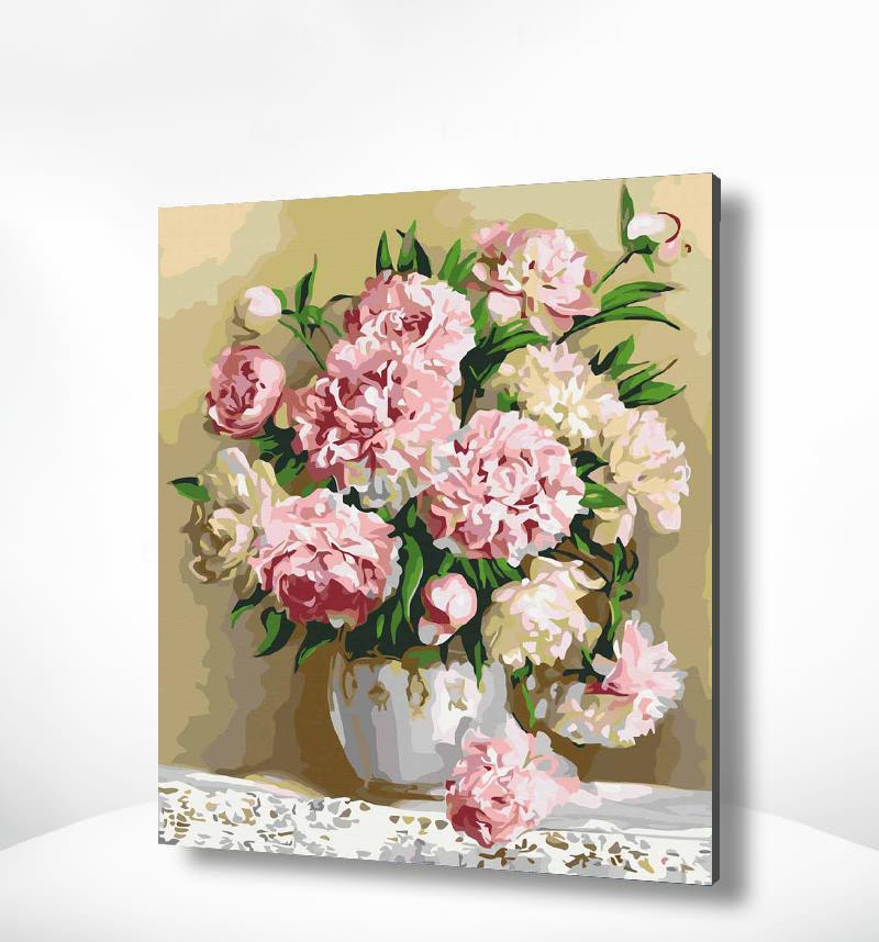 Schilderen op nummer Rozen op Tafel