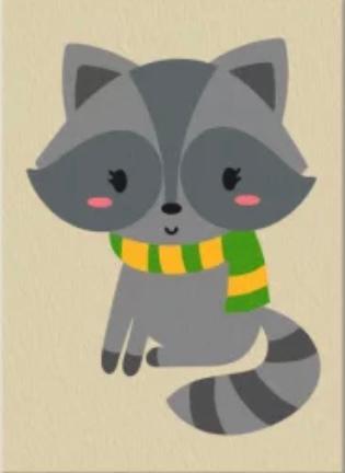 Schilderen op nummer Schattig Katje