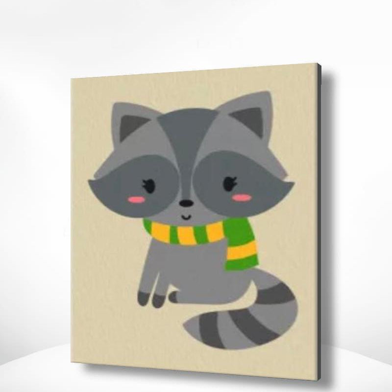 Schilderen op nummer Schattig Katje