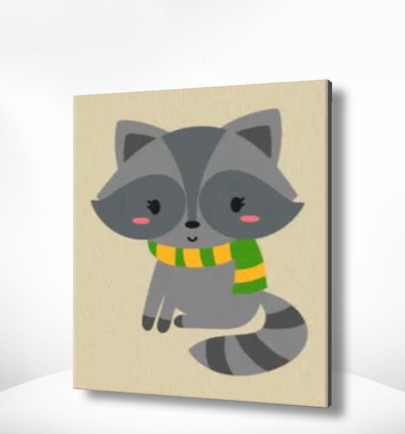 Schilderen op nummer Schattig Katje