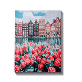Schilderen op nummer Stad met Bloemen
