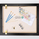 Schilderen op nummer Strand met Bootjes