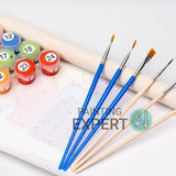 Schilderen op nummer Vrouw met Witte Bloem