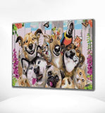 Schilderen op Nummer Selfie Honden Painting Expert 