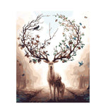 Schilderen op Nummer Hert Painting Expert 60x75cm - Exclusief Lijst (36 kleurtjes) 