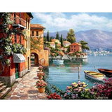 Schilderen op Nummer Italië Painting Expert 60x75cm - Exclusief Lijst (36 kleurtjes) 