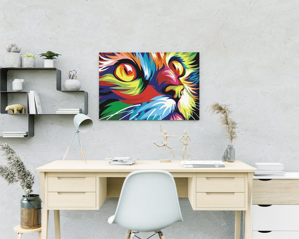 Schilderen op Nummer Kattenhoofd Painting Expert 