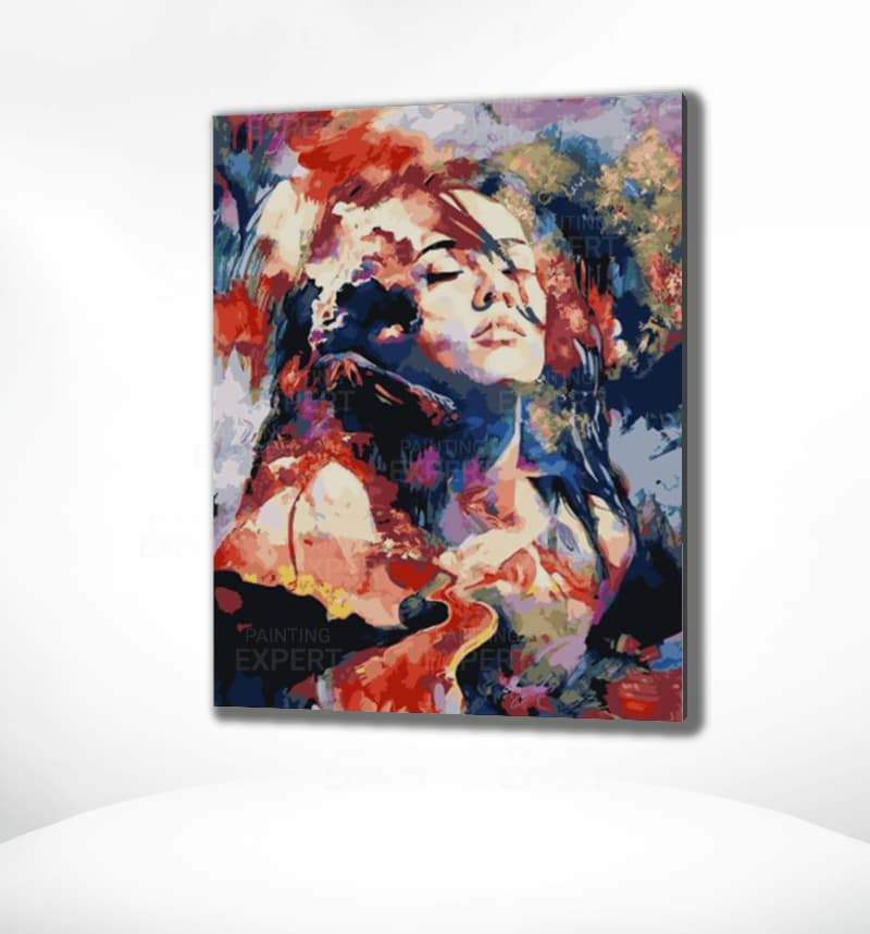 Schilderen op Nummer Kleurrijke Vrouw Painting Expert 