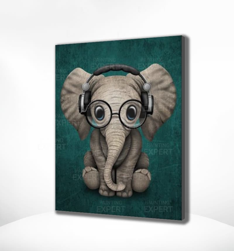 Schilderen op Nummer Olifant