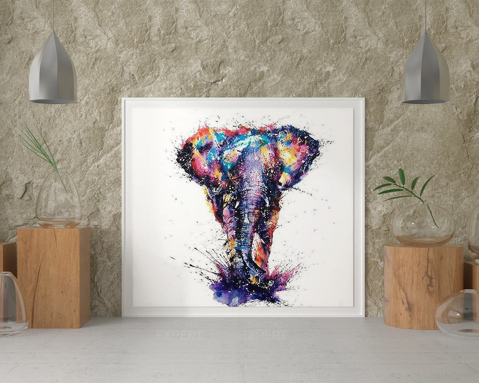 Schilderen op Nummer Olifant