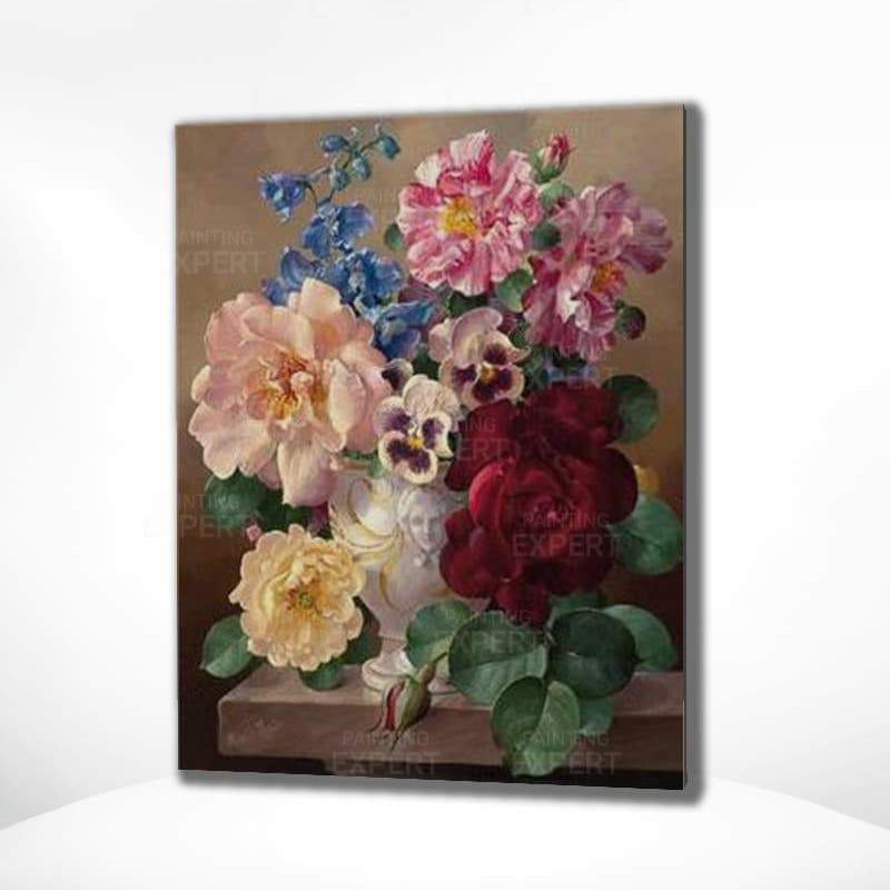 Schilderen op Nummer Portret Bloemen Painting Expert 