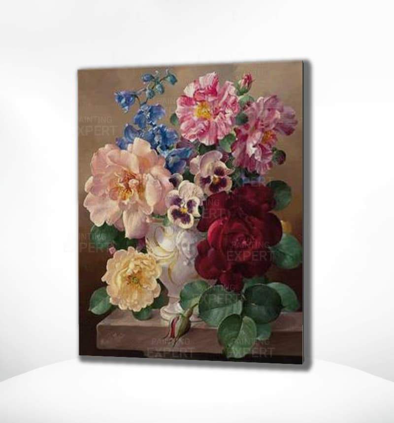 Schilderen op Nummer Portret Bloemen Painting Expert 