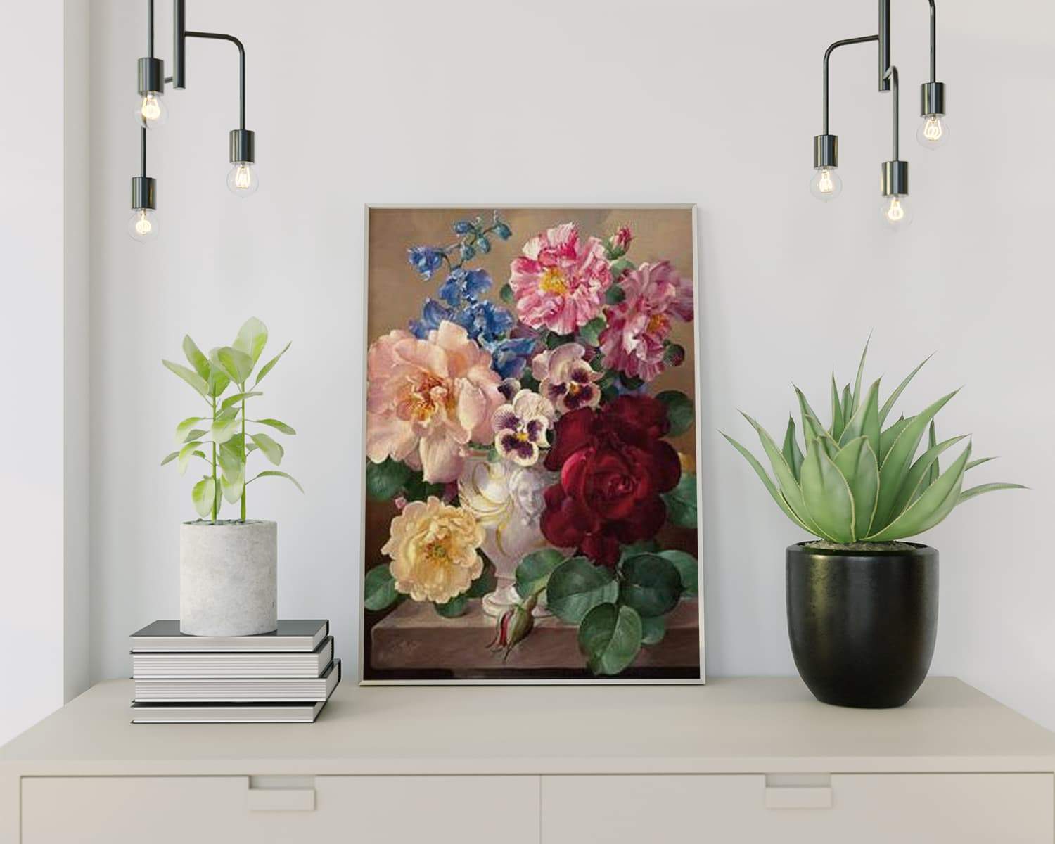 Schilderen op Nummer Portret Bloemen Painting Expert 