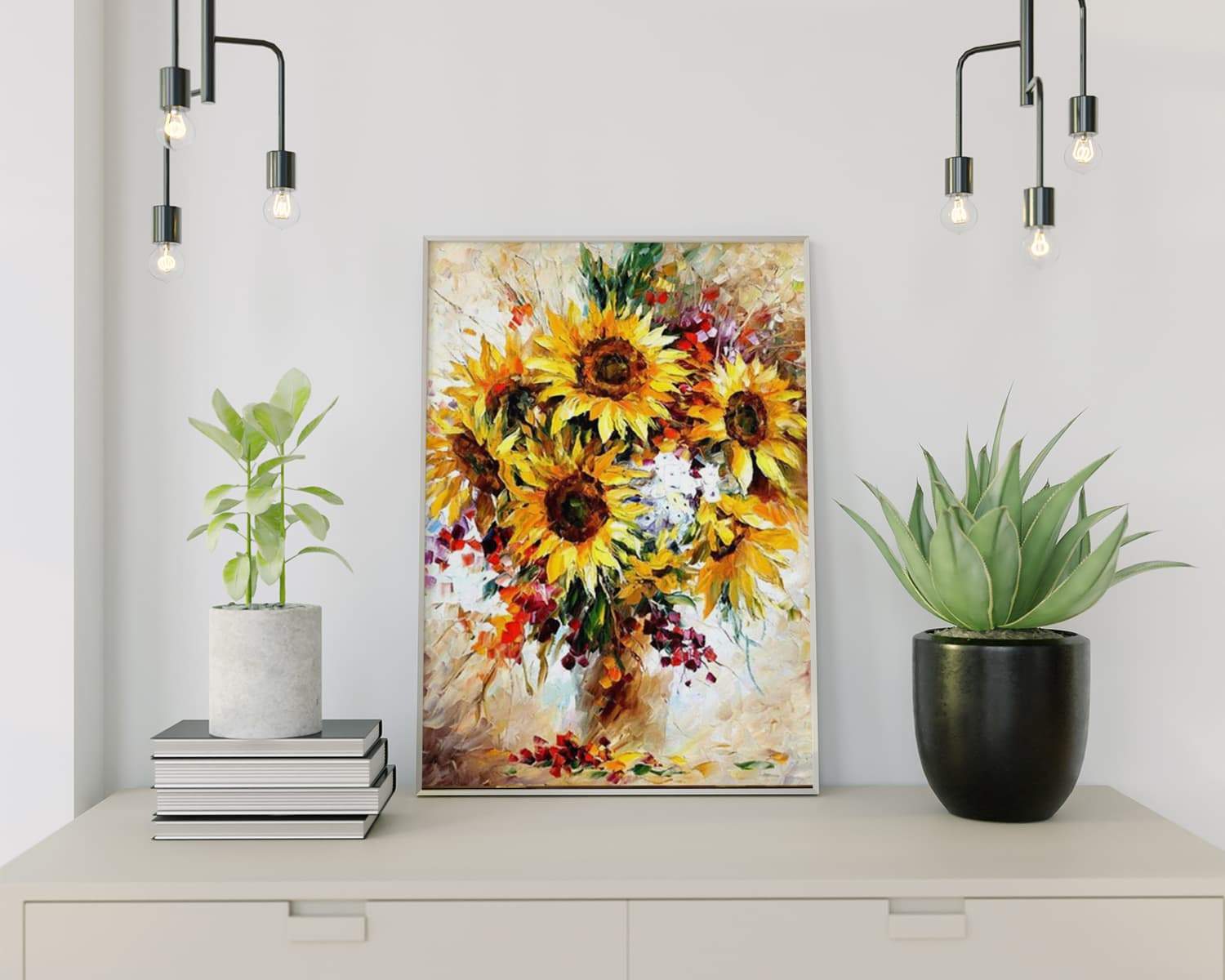 Schilderen op Nummer Prachtige Zonnebloemen Painting Expert 