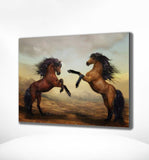 Schilderen op Nummer Twee Paarden