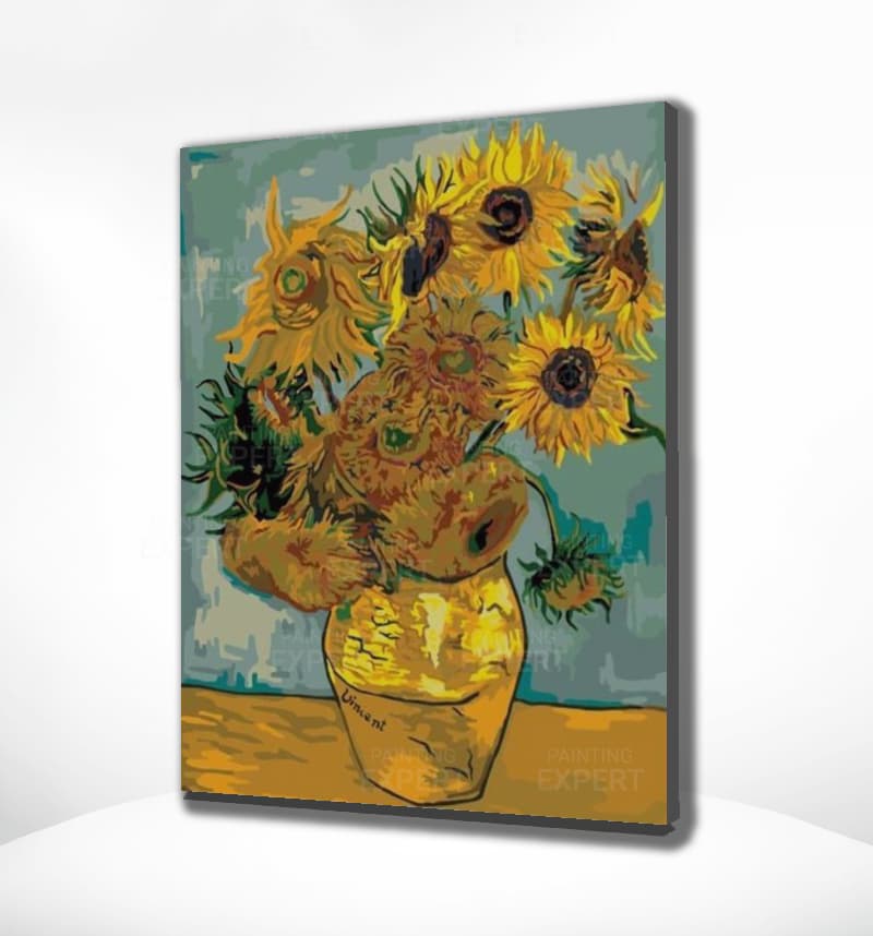 Schilderen op Nummer Zonnebloemen van Gogh